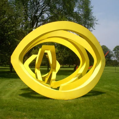 Large Size Abstract Metal Stainless Steel Sculpture for City Decoration