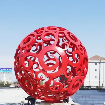 Large Size Abstract Metal Stainless Steel Sculpture for City Decoration