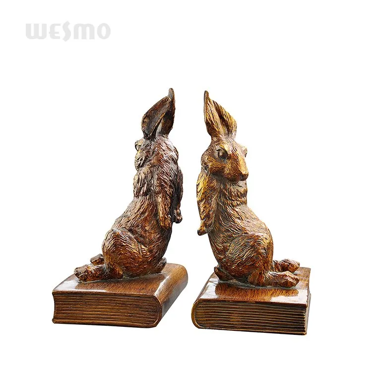 Luxury Bookend Set Home Decor Polyresin Craft