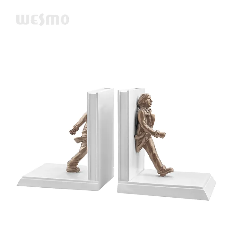 Luxury Bookend Set Home Decor Polyresin Craft