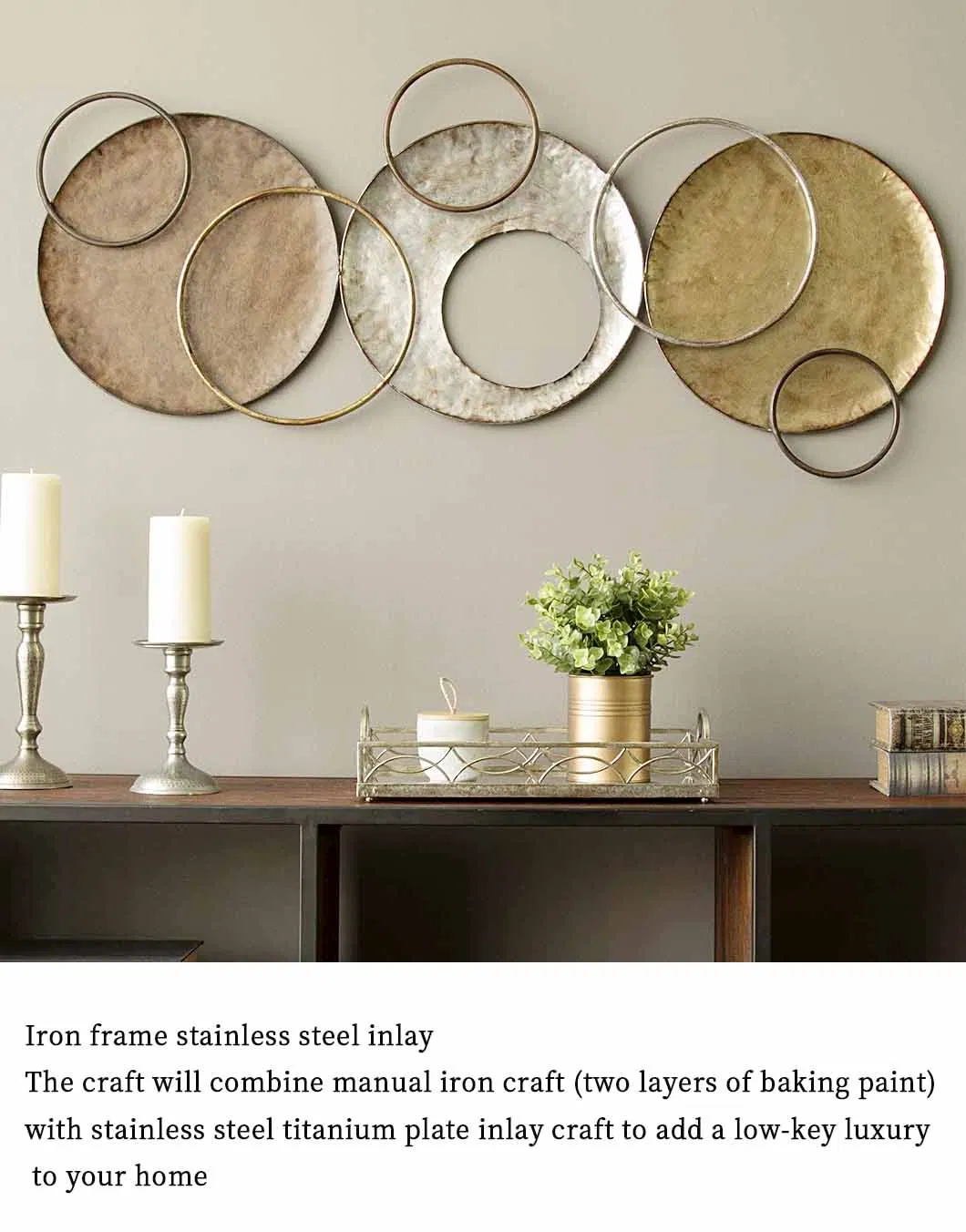 Metal Wall Decoration with Customized