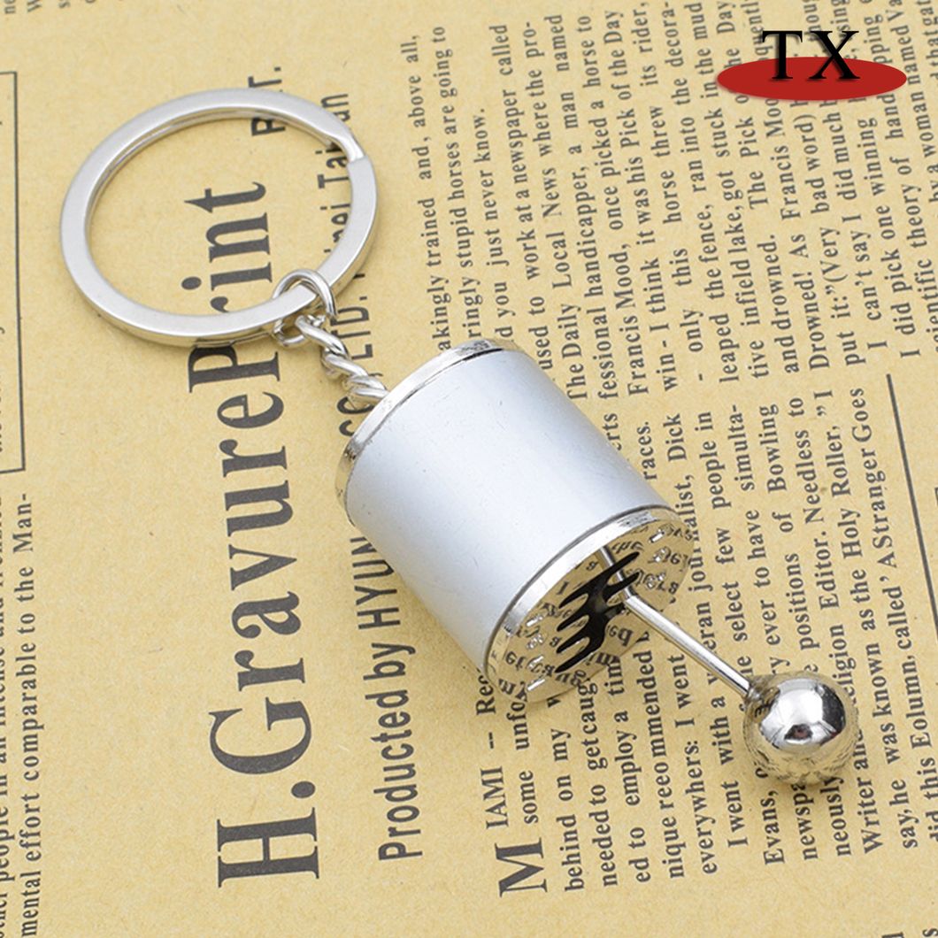 Metal Zinc Alloy Fast and Furious 9 Gear Key Chain for Promotional Gift