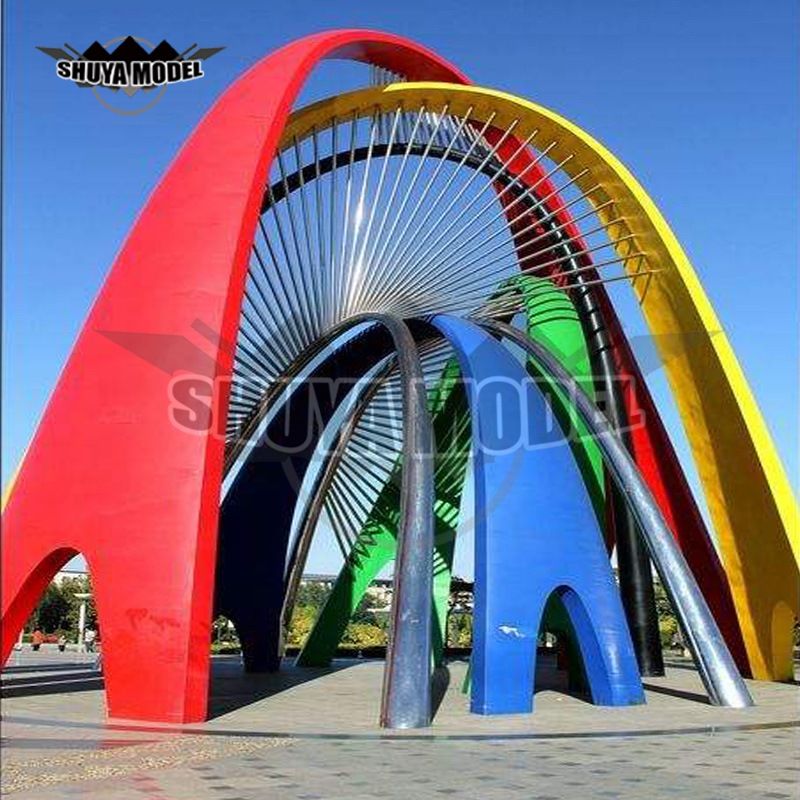 Mirror Polished Decoration Man Push Ball Round Stainless Steel Sphere Sculpture