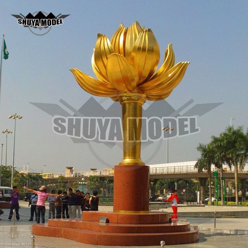Mirror Polished Decoration Man Push Ball Round Stainless Steel Sphere Sculpture