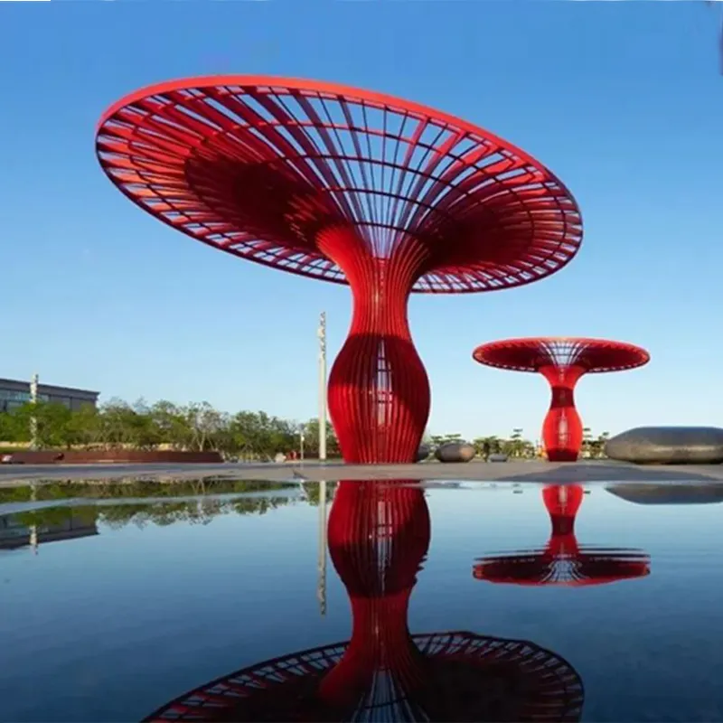 Modern Design Metal Stainless Steel Sculpture with Factory Price