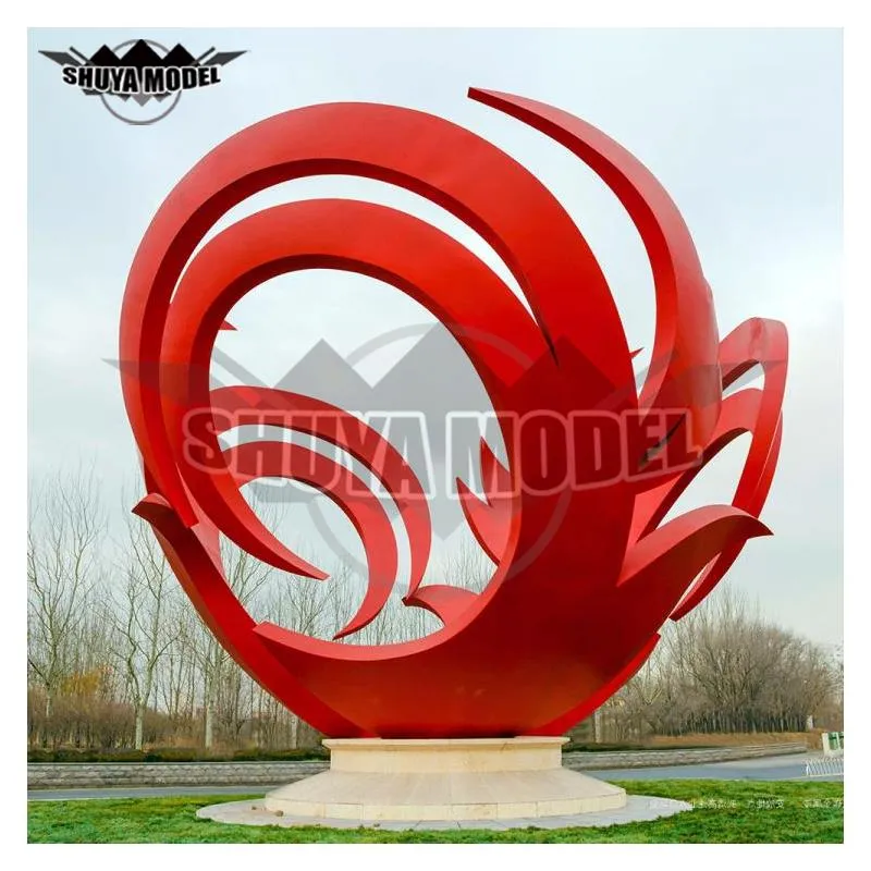 Modern Large Stainless Steel Hollow Sphere Sculpture for Garden Decoration