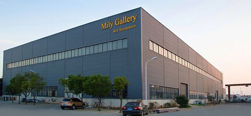 Modern Outdoor Metal Deer Stainless Steel Sculpture