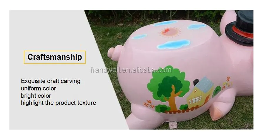 Most Popular Life Size Resin Fiberglass Animal Chairs for Sale