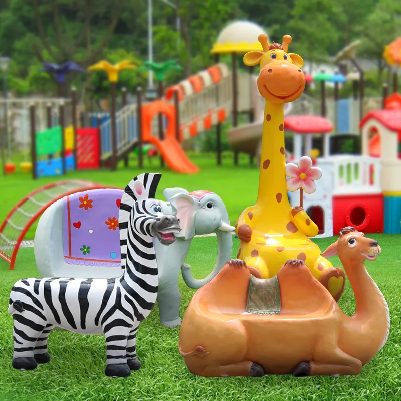Most Popular Life Size Resin Fiberglass Animal Chairs for Sale