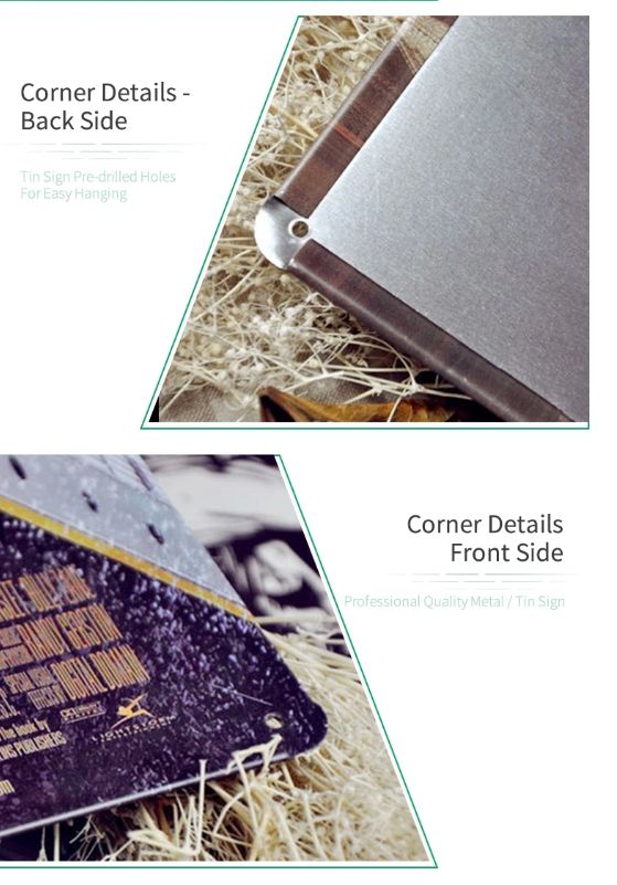 Motor Oil Top Quality Customer Size Tin Signs Vintage Decoration