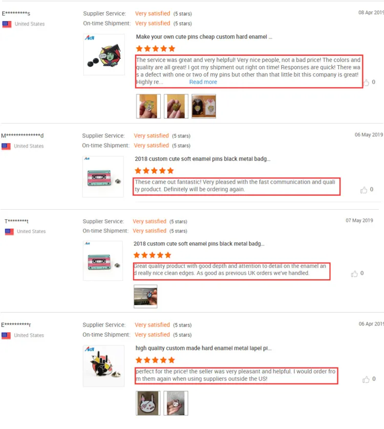 New Design Fashion Hard or Soft Custom Colorful Die Struck Souvenir Lapel Pins