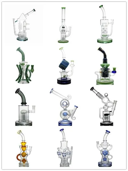 New Design Glass Smoking Pipe Glass Water Pipe Colorful Glass DAB Rigs