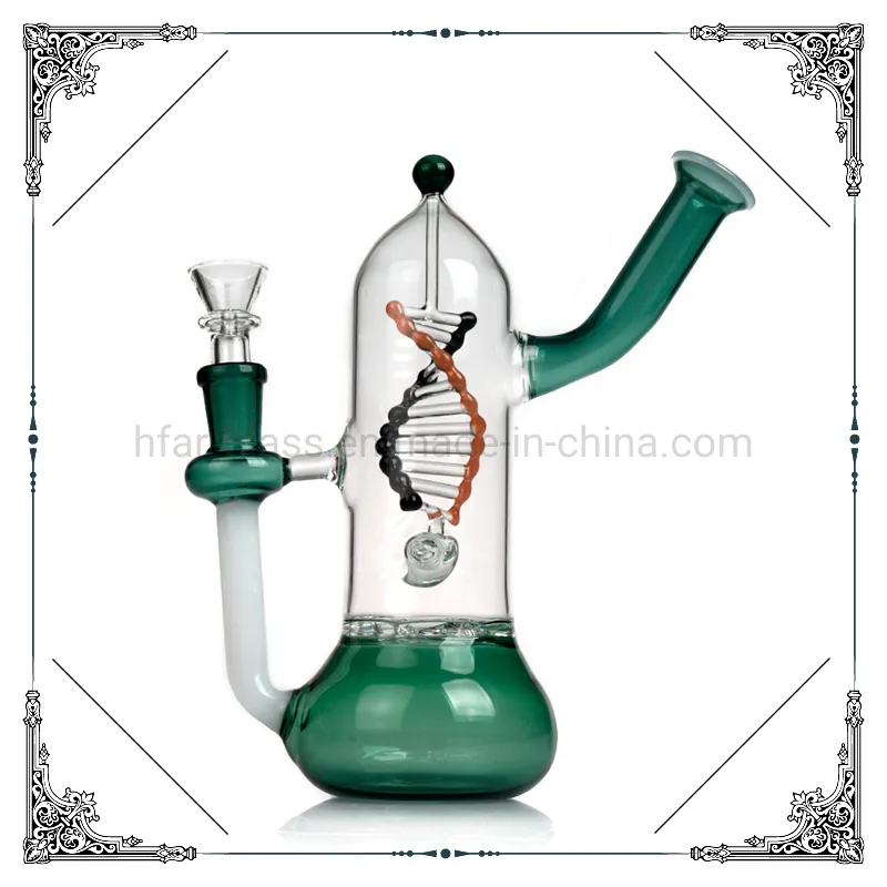 New Design Rotating DNA Perc Percolator Bubbler Smoking Water Pipe