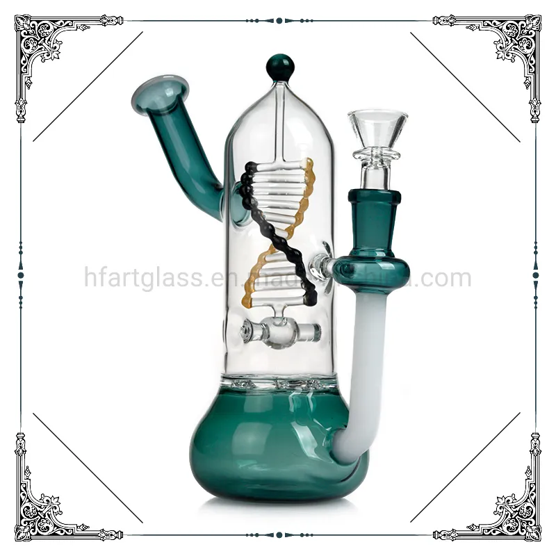 New Design Rotating DNA Perc Percolator Bubbler Smoking Water Pipe