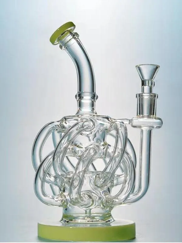 Newest Hot Unique Glass Water Beaker Water Pipe Handmade Painting Waterpipes Wholesale Beaker