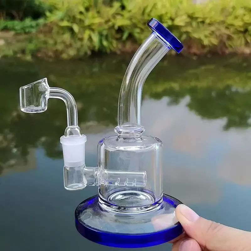 Newest Hot Unique Glass Water Beaker Water Pipe Handmade Painting Waterpipes Wholesale Beaker