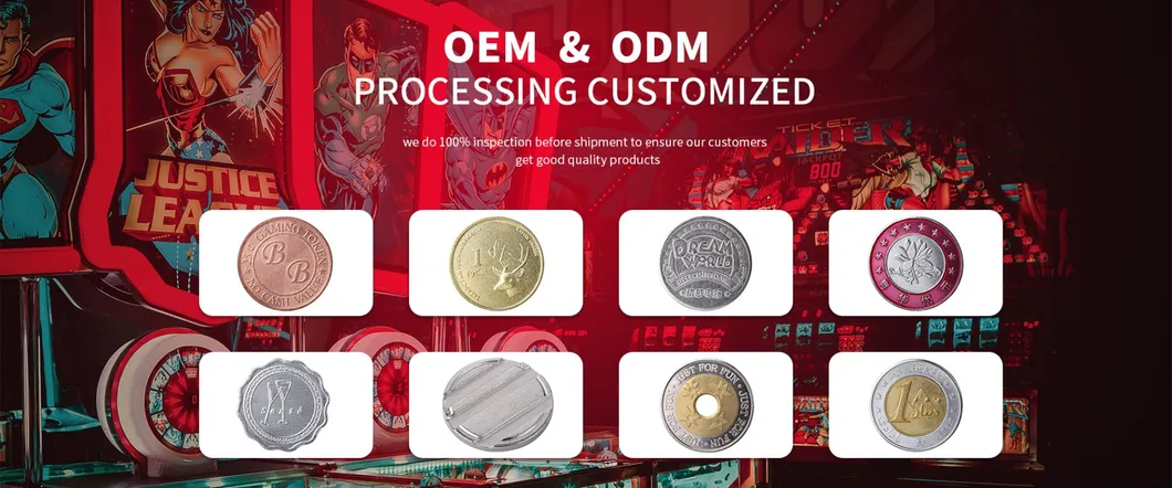 Nickel-Silver Round Stainless Steel Token Coins