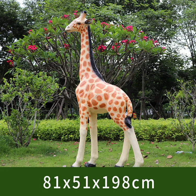 OEM Design Customizing Size 6FT Animal Props Sculpture Statue for Kids Garden Park