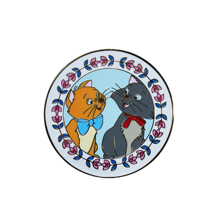 OEM Promotional High Quality Gold Metal Plating Cute Hard Enamel Pin