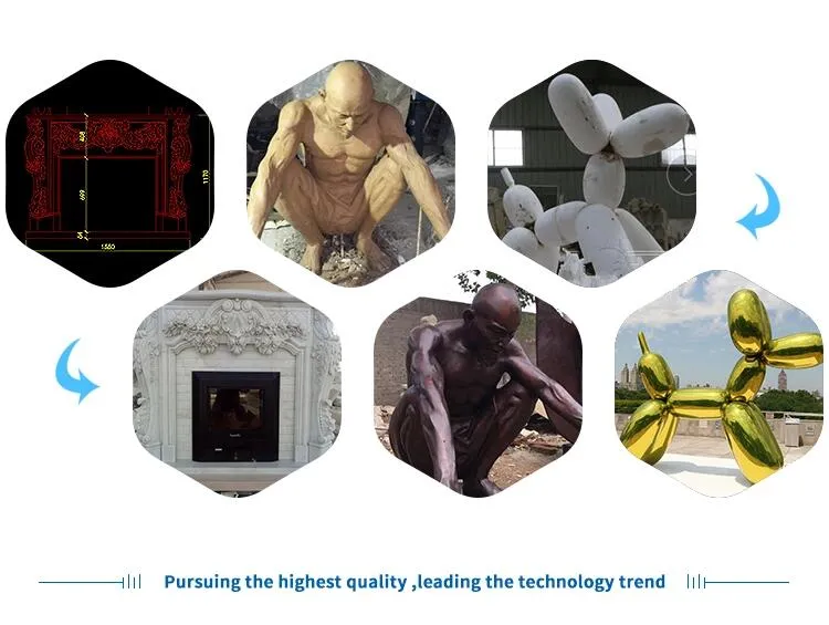 Outdoor Bronze Decoration Sculpture Life Size Bronze Foo Dog Sculpture