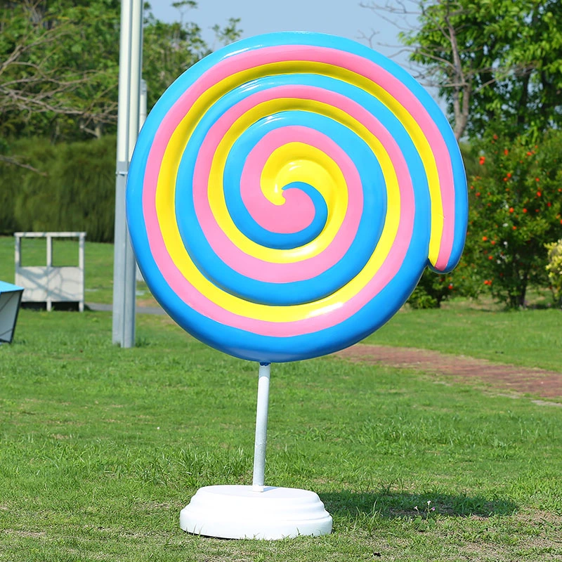 Outdoor Cartoon Resin Candyland Decoration for Candy Shop Props