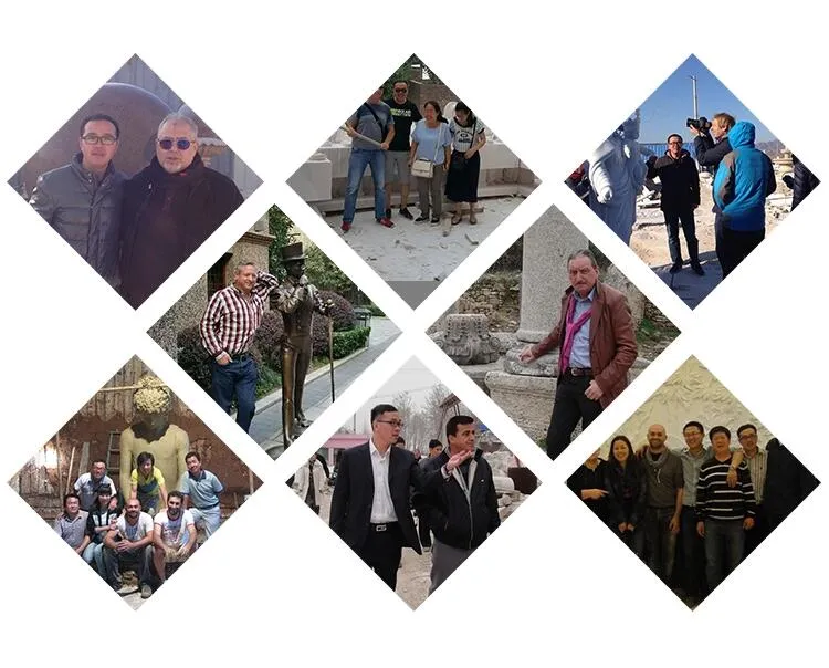 Outdoor Life Size Elk Animal Sculpture for Garden Decoration