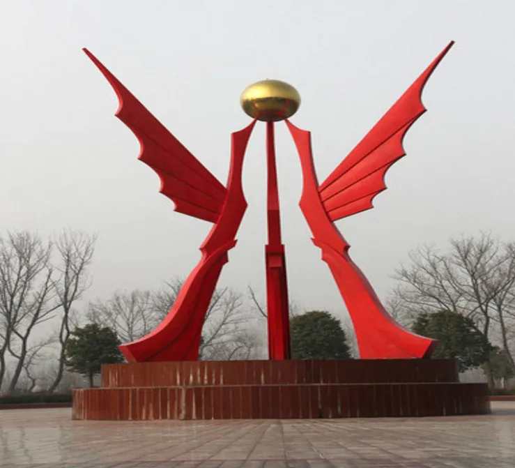 Outdoor Waterproof Metal Stainless Steel Sculpture for Decoration