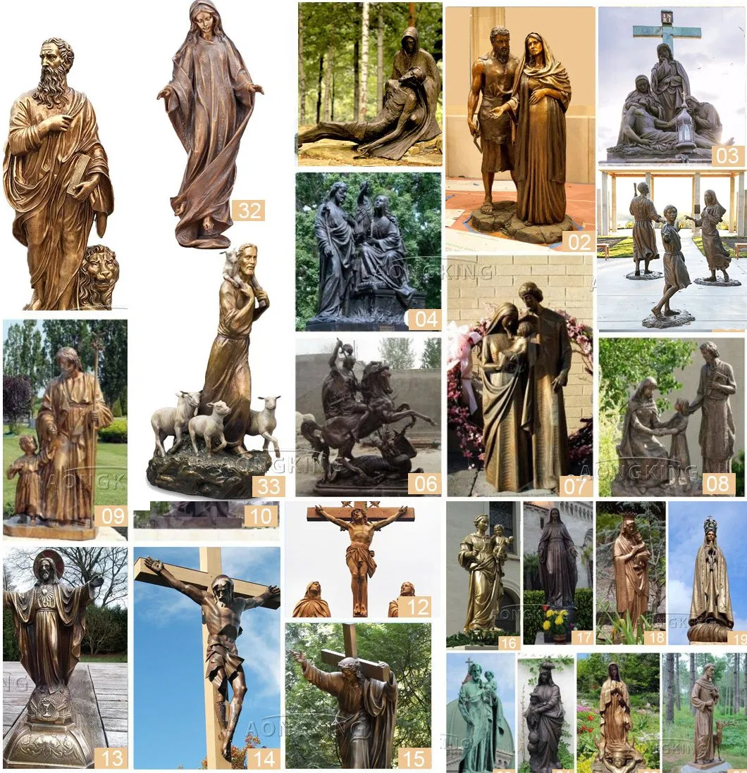 Padre Pio Statue Sitting on Stone Bench Bronze Sculpture