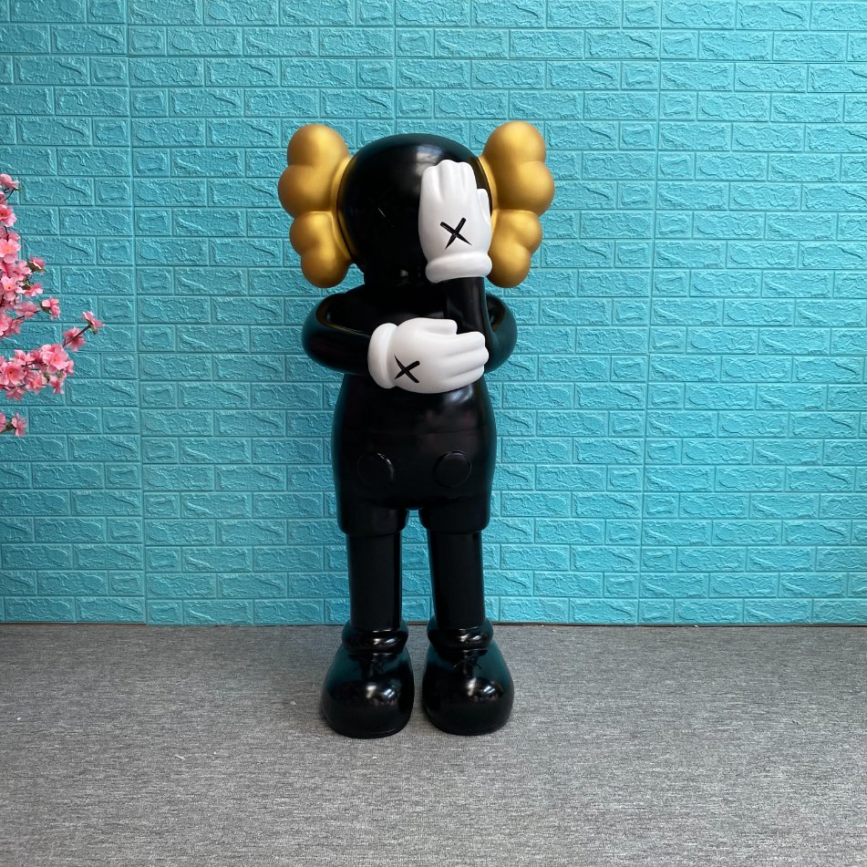 Perfect Design Resin Crafts Fiberglass Kaws Statue with High Quality