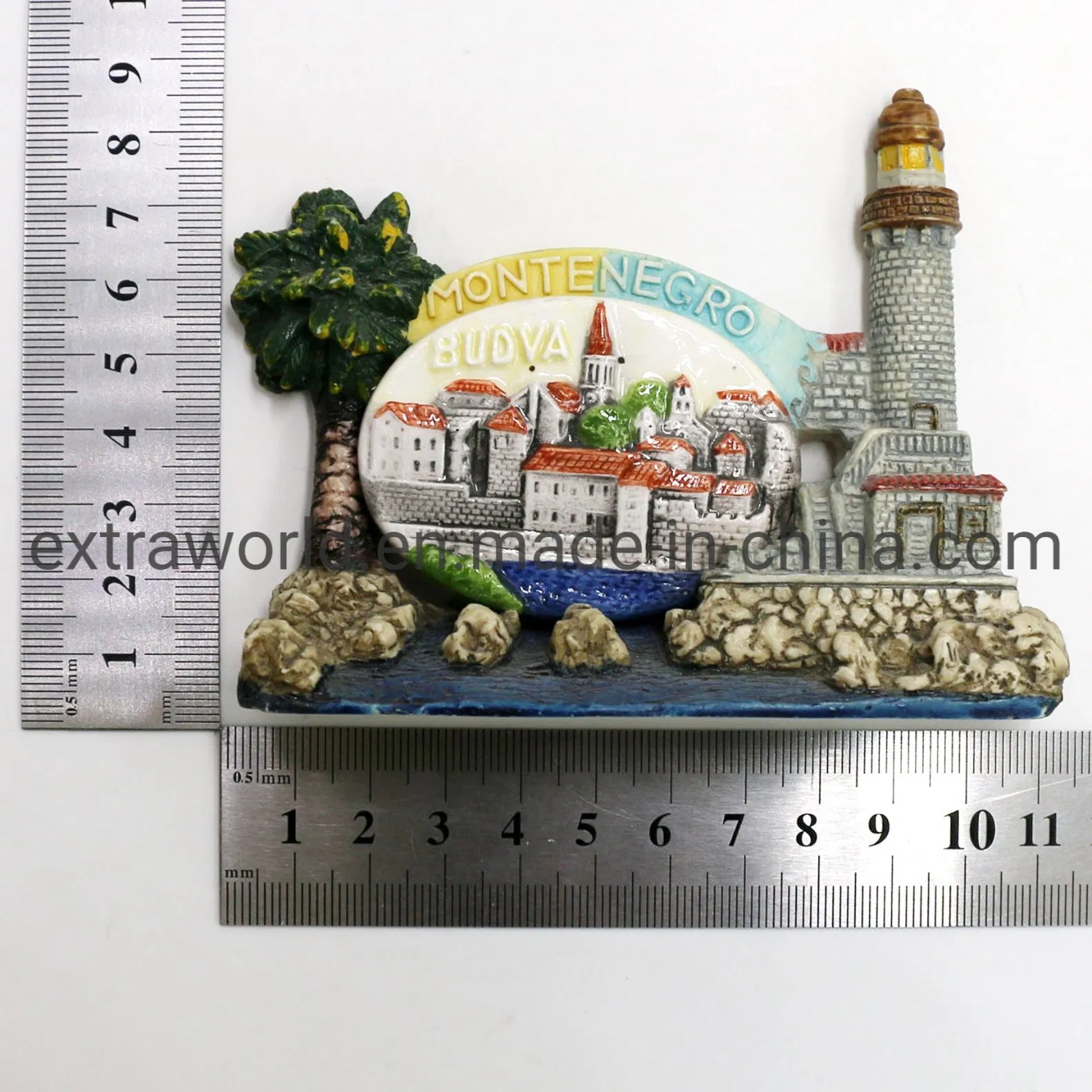Polyresin Ceramic Home Decoration Montenegro Budva Souvenir Gift Custom Figurine Ornaments