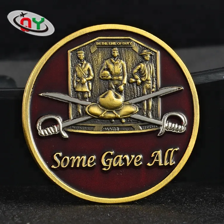 Promotional Cheap Custom Engraved Coin Armor of God 3D Challenge Coins For Sale