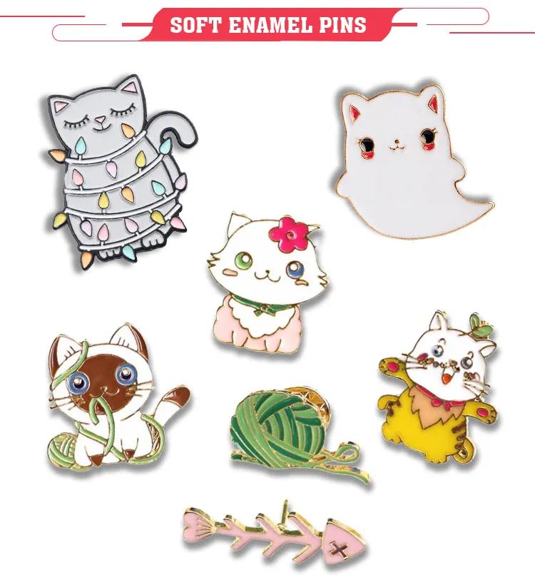 Promotional Enamel Brooch Red Poppy Flower Lapel Pin badges