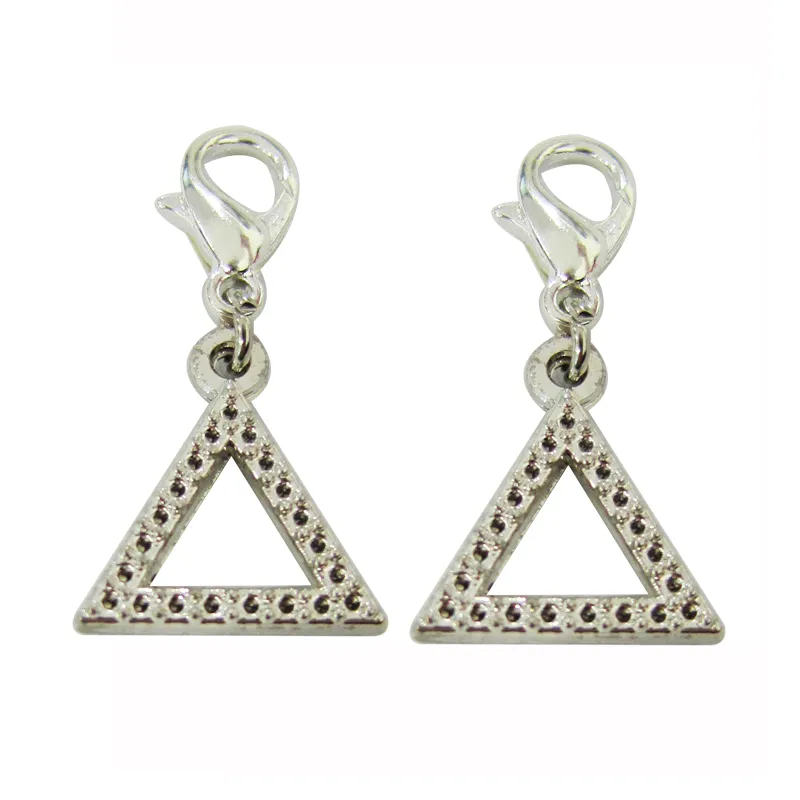 Promotional High Shiny Silver with Enamel or Epoxy Colors Metal Pendant and Charms (Charm-015)