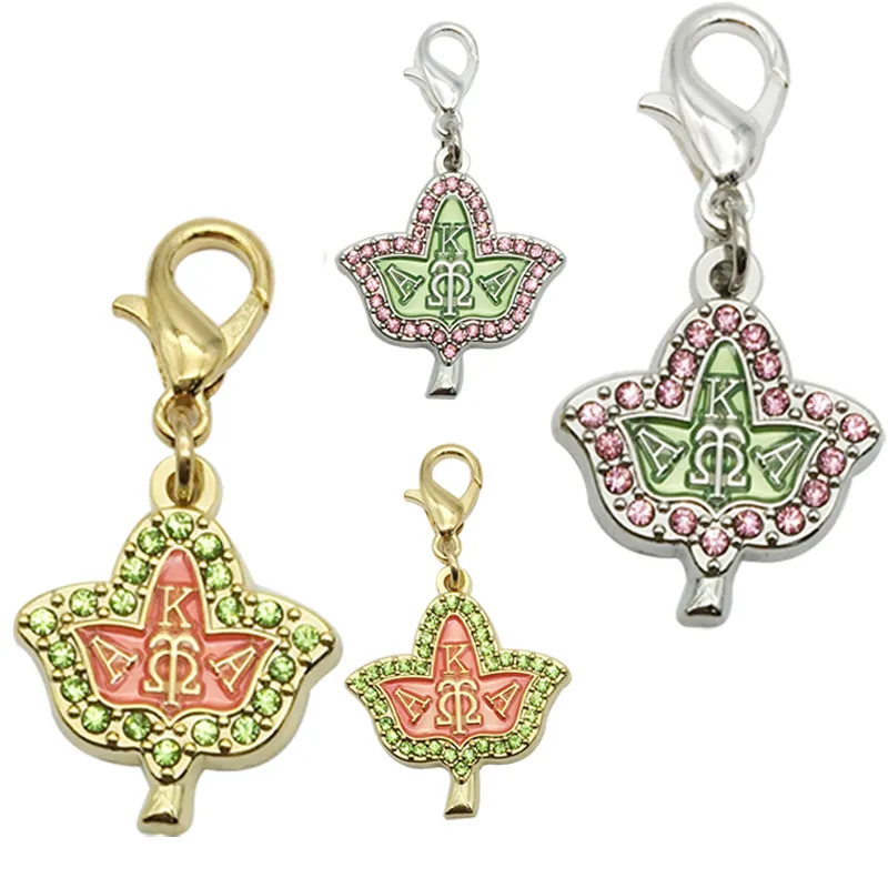 Promotional High Shiny Silver with Enamel or Epoxy Colors Metal Pendant and Charms (Charm-015)