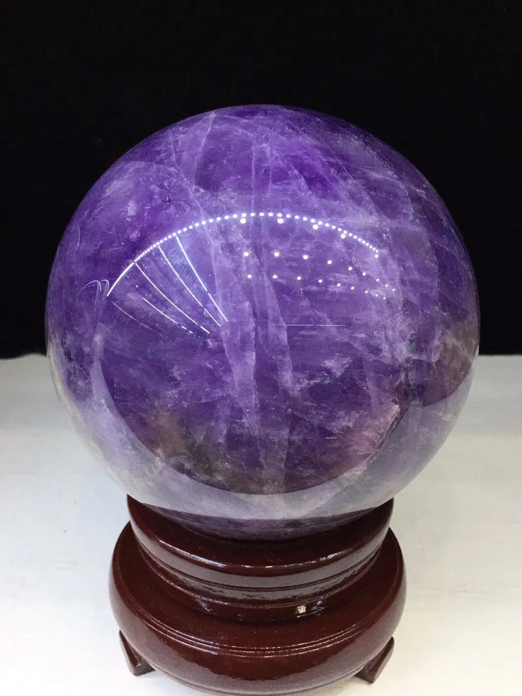 Purple Crystal Ball Amethyst Sphere China Crystal