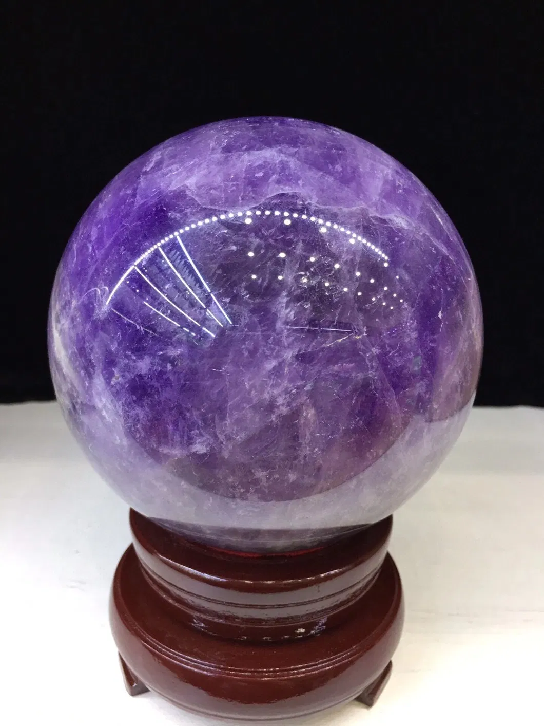 Purple Crystal Ball Amethyst Sphere China Crystal