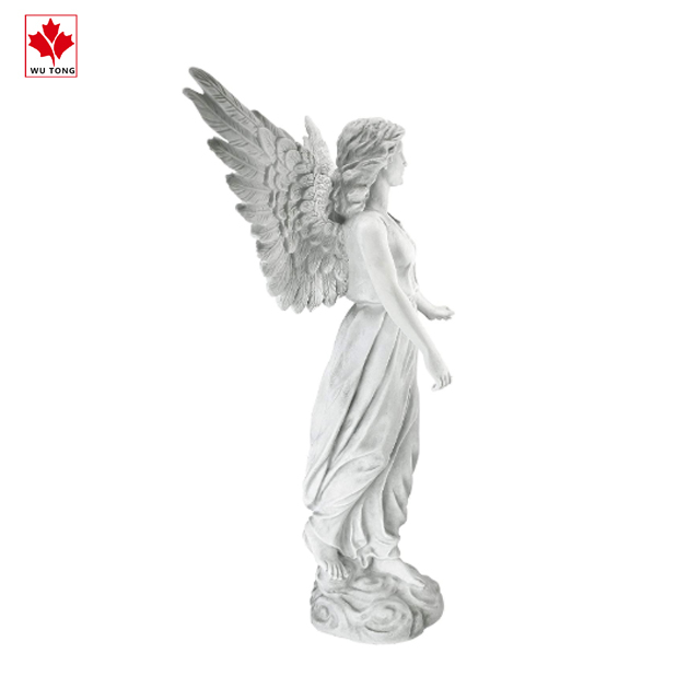 Realistic Figurine Craft Resintoscano Angel of Patience Statue Garden Decor