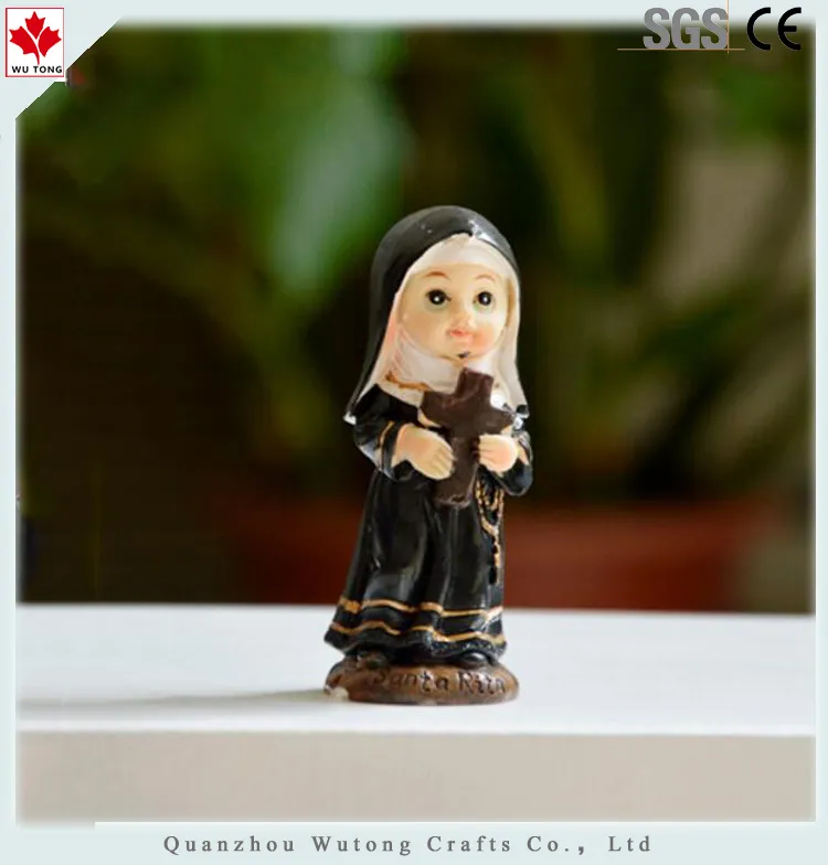 Resin Cartoon Design Manger Figurine Christmas Indoor Decoration