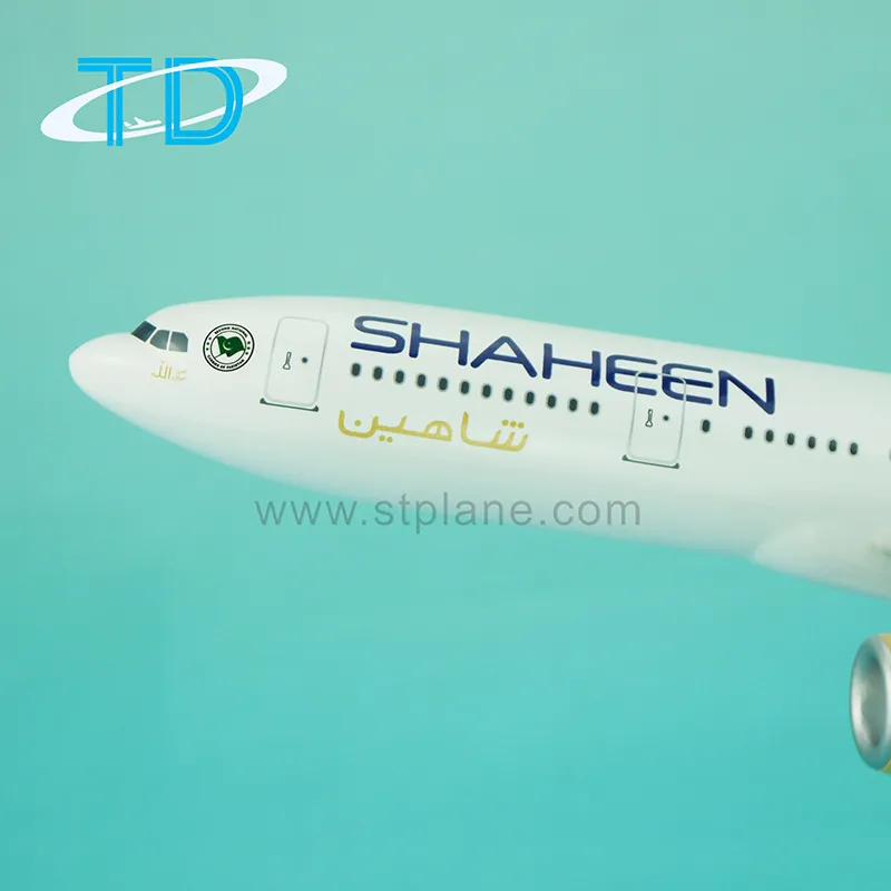 Resin Model Plane Shaheen Air A330-200 Airplane Model