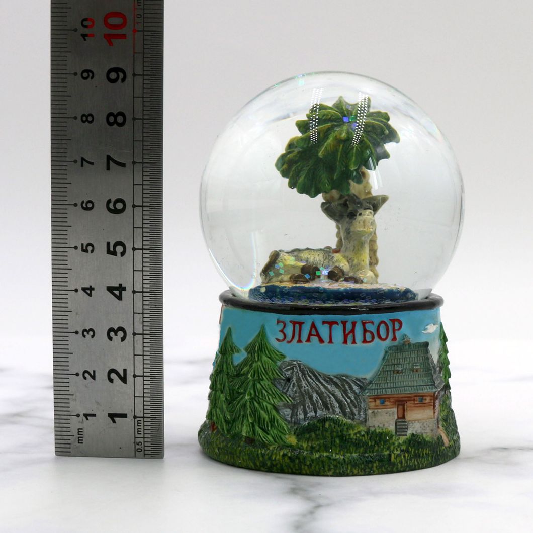 Resin Montenegro Donkey Decoration Snowball Souvenirs Gifts