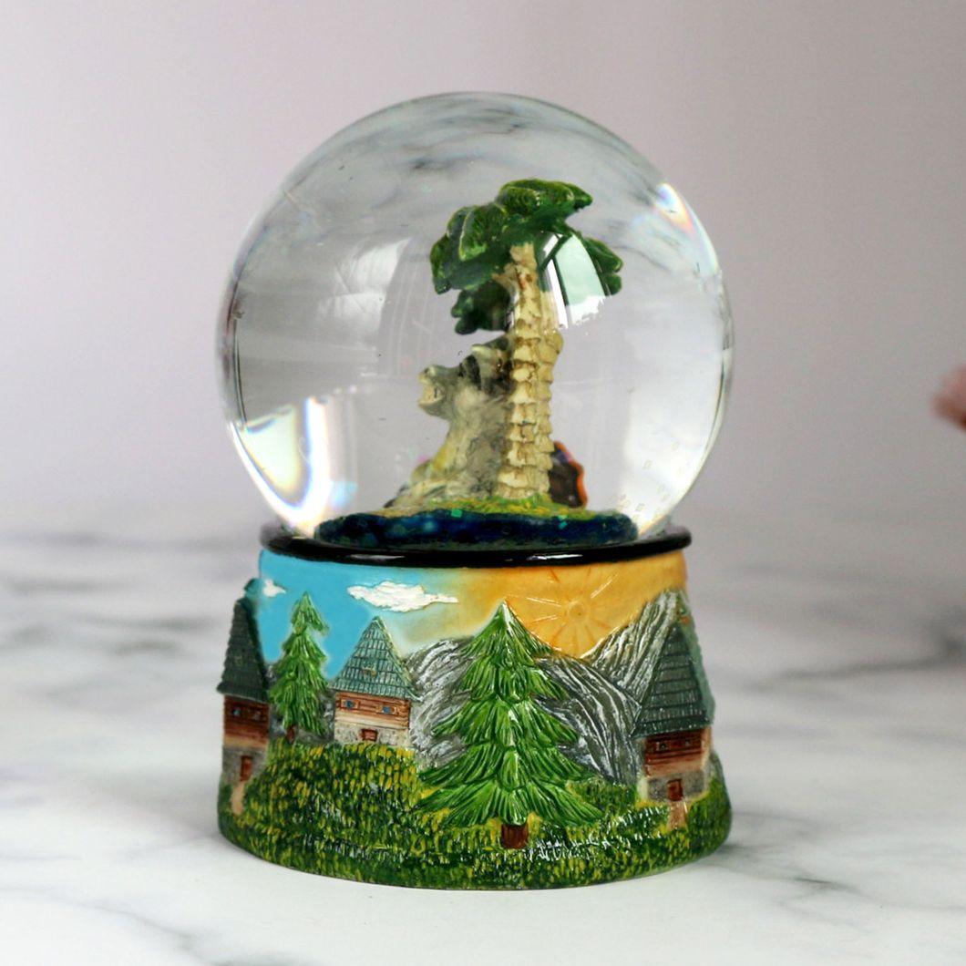 Resin Montenegro Donkey Decoration Snowball Souvenirs Gifts