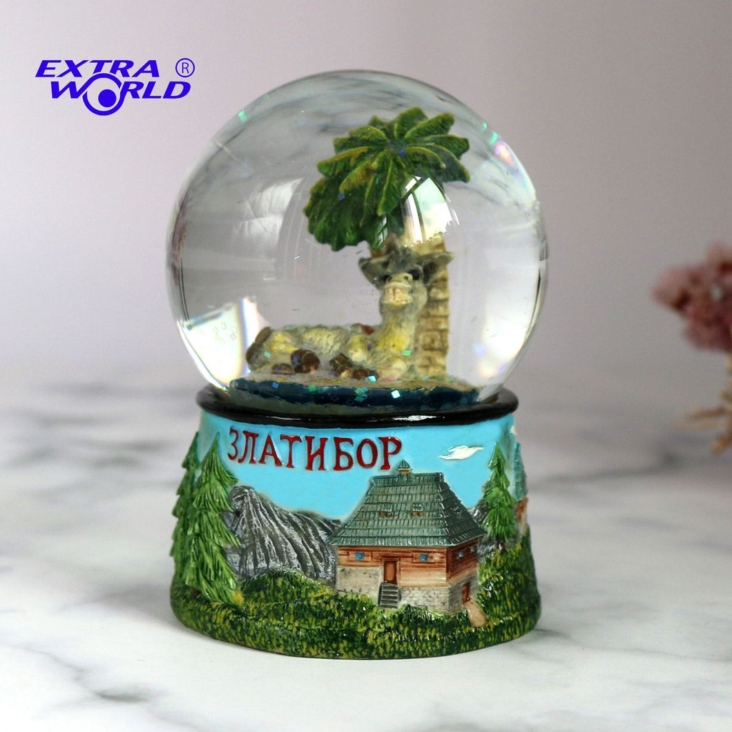Resin Montenegro Donkey Decoration Snowball Souvenirs Gifts