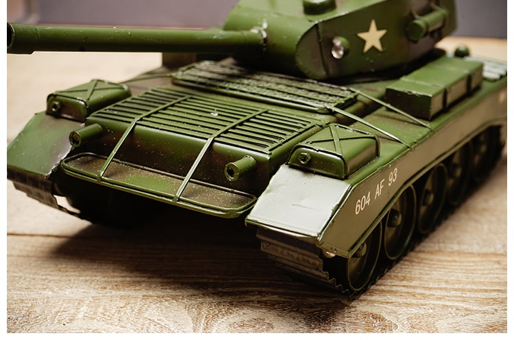 Retro Ironwork Props Display Tank Simulation Model Pure Handmade Crafts