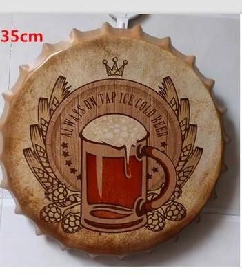 Retro Vintage Metal Tin Sign Pub Bar Wall Decoration