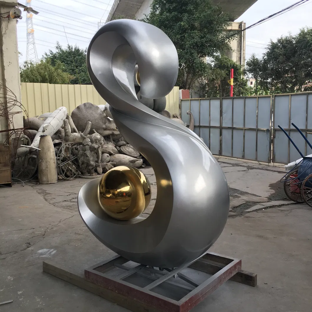 S Logo Sculpture, City Sculpture, Logo Sculpture, Garden Landscape Decoration