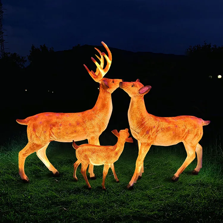 Sika Deer Lighting Sculpture Lamp