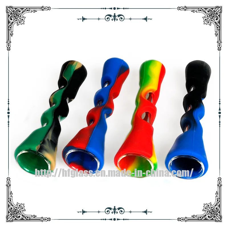 Silicone Prometheus One Hitter Bat Herb Vaporizer Tobacco Pipes
