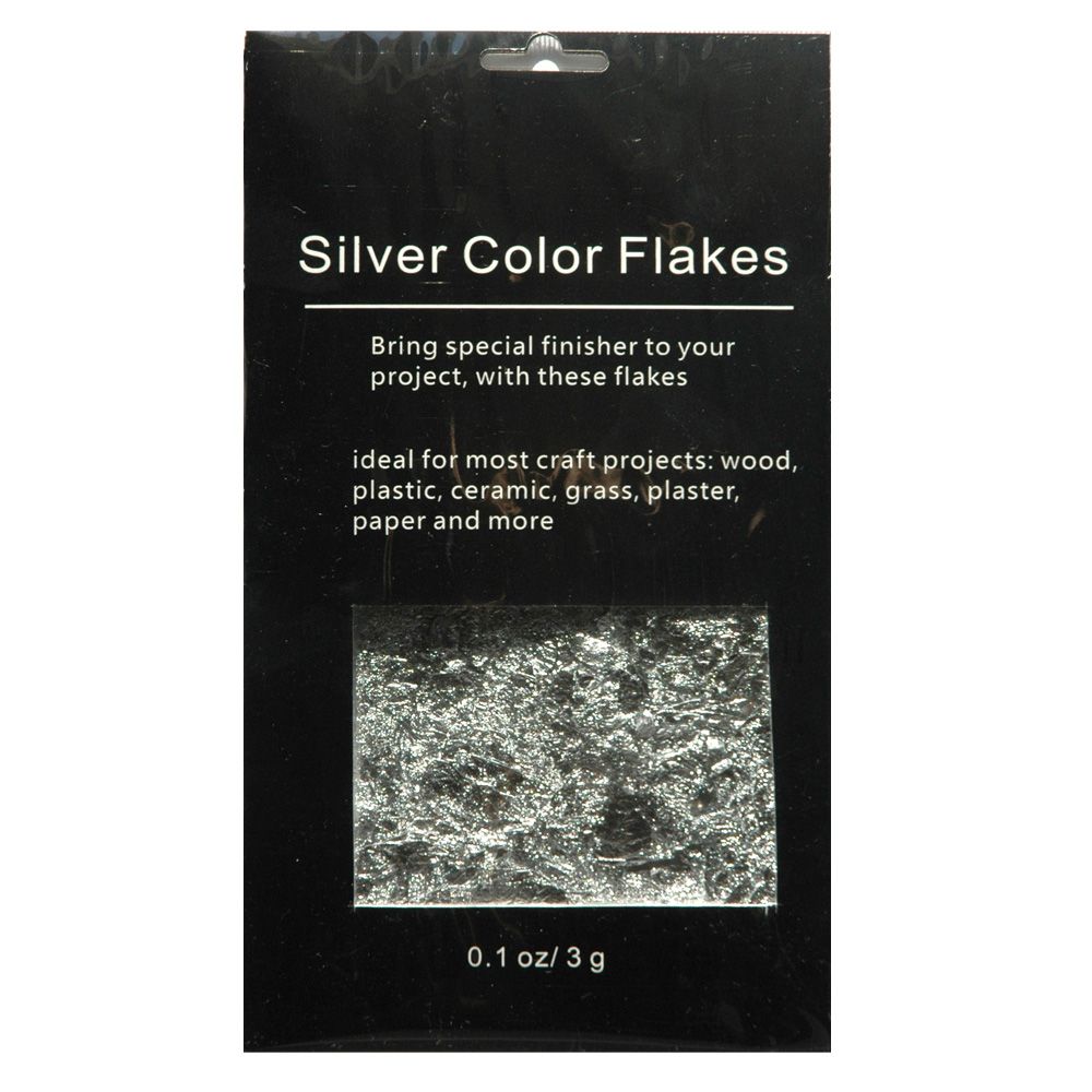 Silver Metal Flake for Craft and Decoration (FM10)