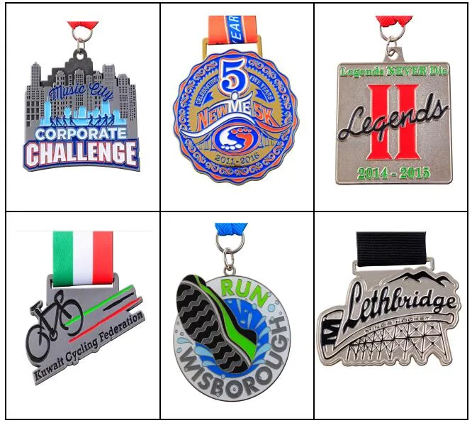 Silver Sport Souvennir Award Medal Medallion for Promotion (xd-09049)