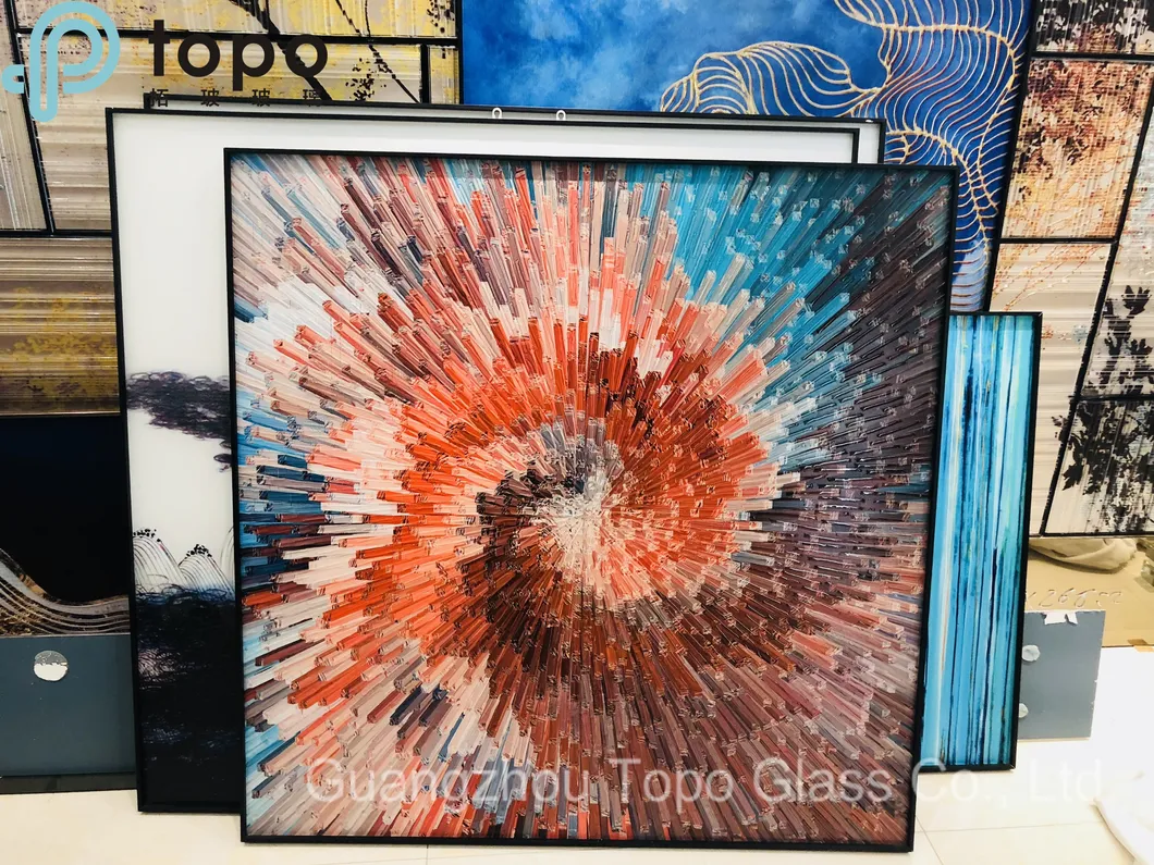 Simple and Modern Geometric Three-Dimensional Glass Paintings (MR-YB6-2021A)